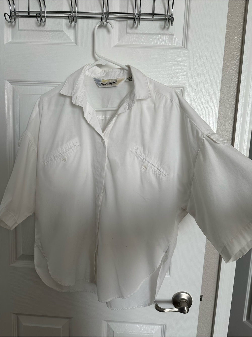 Diane Von Furstenberg White Button-Down Shirt